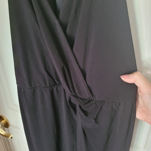 CLEARANCE! BCBG Slinky Black Maxi Dress M - Picture 12 of 12